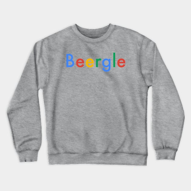 Beer Search Engine (No Outline) Crewneck Sweatshirt by PerzellBrewing